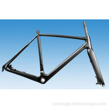 1100-1180g CX Carbon Bicycle Frame , Single Speed Cyclocros